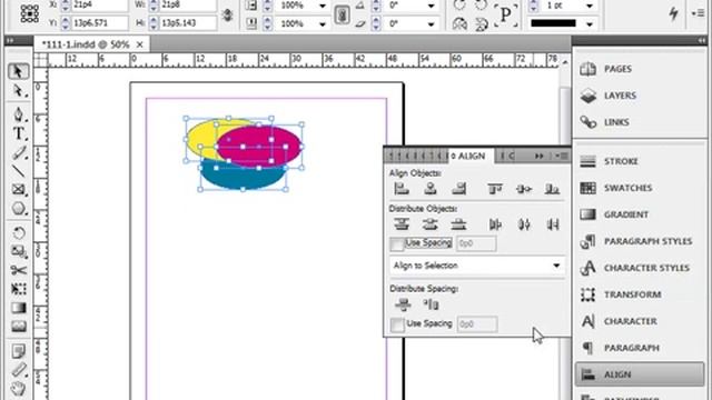 Организация и управление объектами в Adobe InDesign CS4 ч.2 (22/41) смотреть онлайн