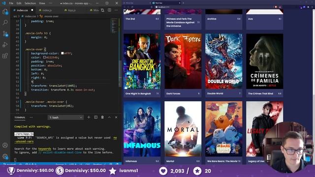 Movies App - React Project смотреть онлайн