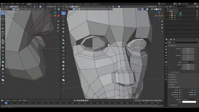 Modeling a HUMAN HEAD in Blender смотреть онлайн