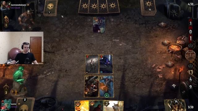 Гвинт! Лучшая колода в игре. Гайд. Gwent. смотреть онлайн