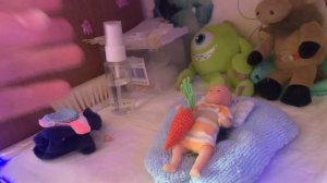 Утренний влог с мини реборном / утро с мини реборном