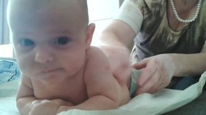 Физиотерапия младенцу на дому. Убираем тонус мышц грудничка. 3