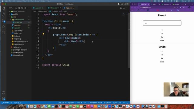 React props and state смотреть онлайн