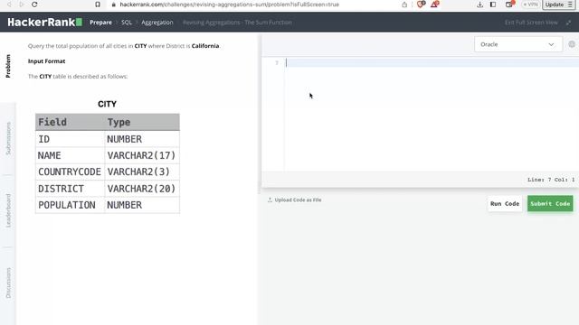 HackerRank - Revising Aggregations - The Sum Function [Sql Interview Question] Solution смотреть онлайн