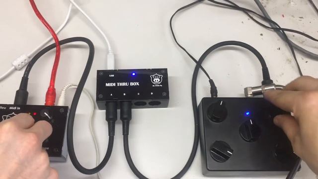 MIDI USB To 4x 5DIN Hub & String Synth