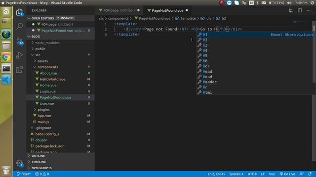 Vue js tutorial for beginners #29 page not found | 404 page | Vue router part 4 смотреть онлайн