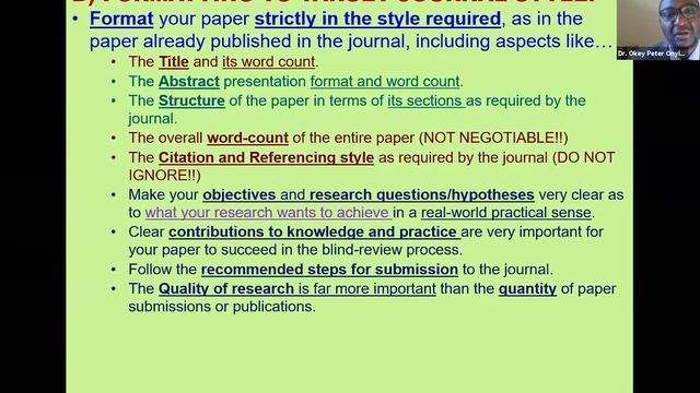 "Publishing in Quality Journals" by Dr. Okey Peter Onyia, Journal of Financial Services Marketing смотреть онлайн