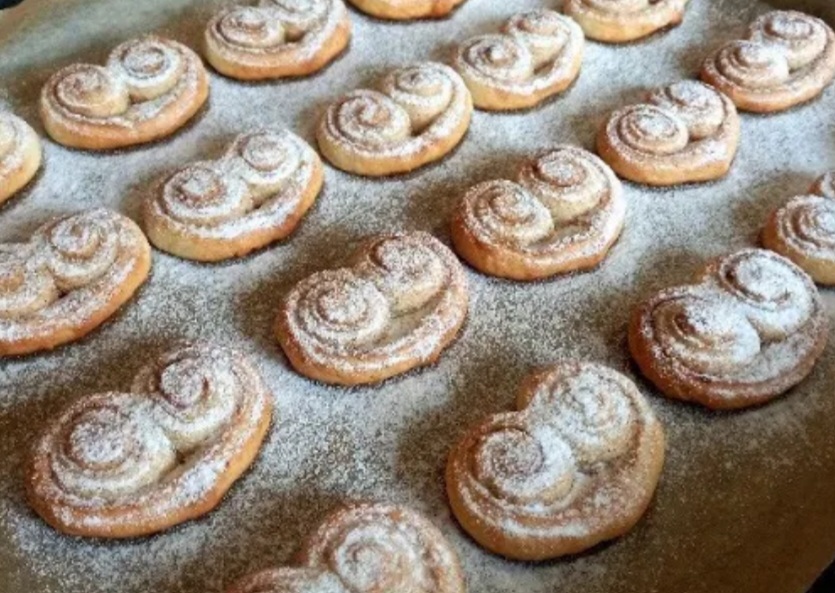 Творожное печенье "Сердечки" с корицей. Простой рецепт вкусного печенья из творога смотреть онлайн