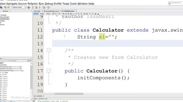 how to do calculator by java swing GUI NetBeans طريقة تصميم الة حاسبة بسيطة بالجافا смотреть онлайн