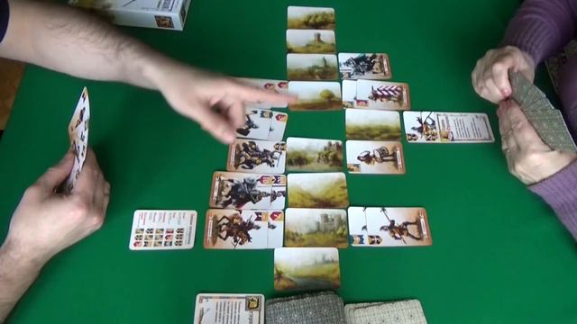 236 Баталия играем в настольную игру. Battle Line смотреть онлайн