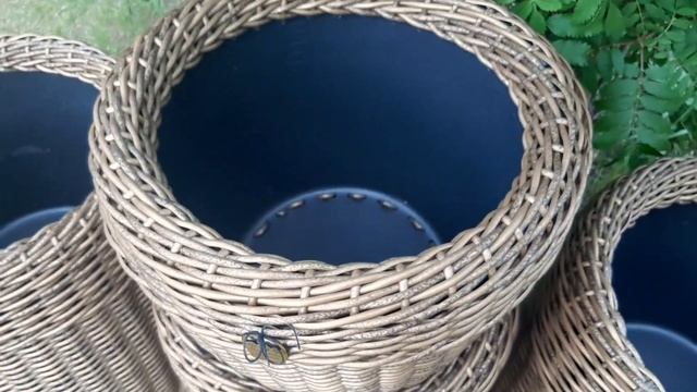 Набор Кашпо 20л и высокие кашпо (Цвет Старое золото) смотреть онлайн