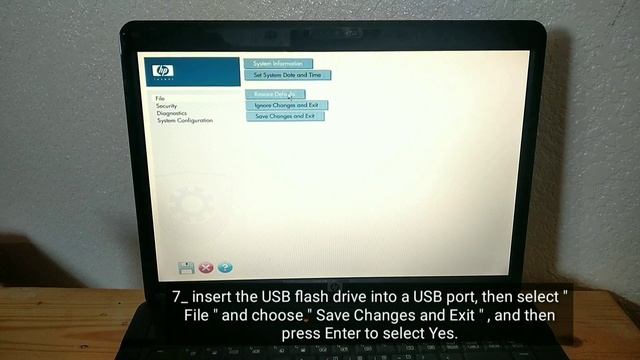 How to Boot From USB Flash Drive on Laptop HP Compaq 6735s смотреть онлайн