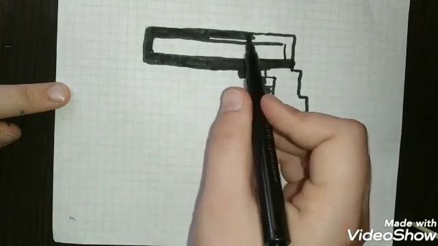 Как рисовать пиксель арт Глока из CS:GO смотреть онлайн