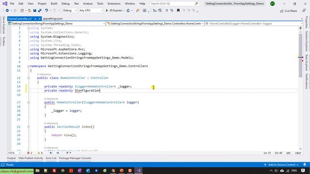 How to Get ConnectionStrings from appsettings.json in .Net Core? смотреть онлайн