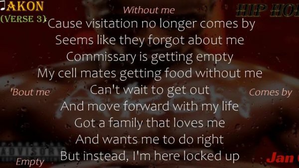 Akon - Locked Up (Lyrics/Lyric Video)