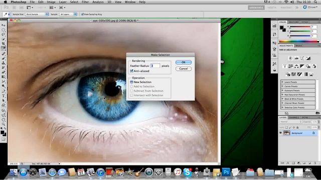PHOTOSHOP CS5: BASIC EYE COLOUR CHANGE [HD] смотреть онлайн