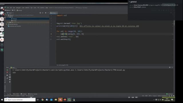 Master Informatique Biomédicale - Traitement d'images TP0 - Manipuler les images avec Python OpenCV смотреть онлайн