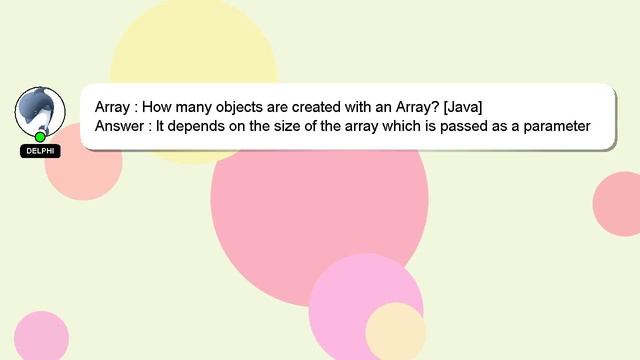 Array : How many objects are created with an Array? [Java] смотреть онлайн
