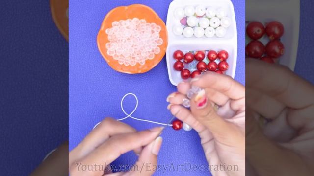 ORBIT WHITE Perl jhumar make your home beautiful || satisfyig home decor craft смотреть онлайн