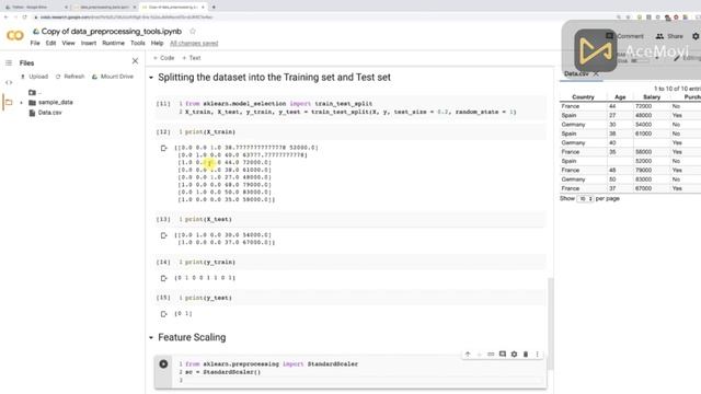 Machine leaning | feature scaling | python | data processing part 7 смотреть онлайн