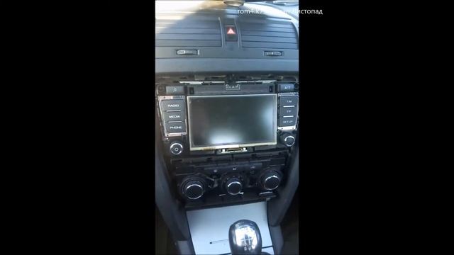 Демонтаж магнитолы Skoda Octavia a5 смотреть онлайн