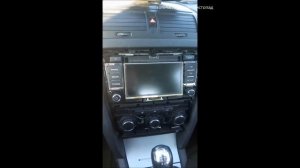 Демонтаж магнитолы Skoda Octavia a5