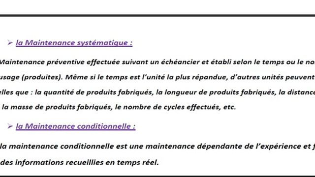 Maintenance Préventive Et Corrective  Définition Et Les Types # Parti 1شرح مبسط بالدارجة