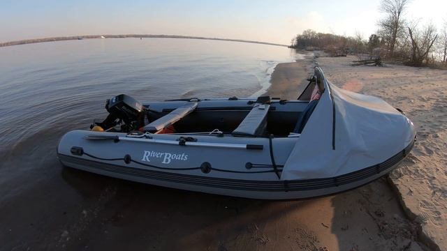Лодка RiverBoats RB — 430 и Suzuki DT 9.9 AS и тент 
