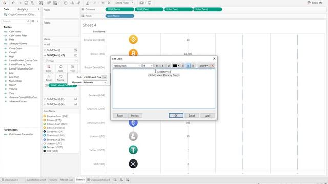 Creating a Cryptocurrency Dashboard Using Tableau in Jinghpaw смотреть онлайн