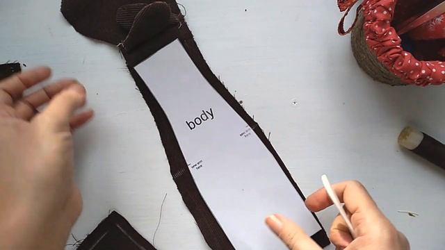 Лось из ткани своими руками./ How to sew a Moose. смотреть онлайн