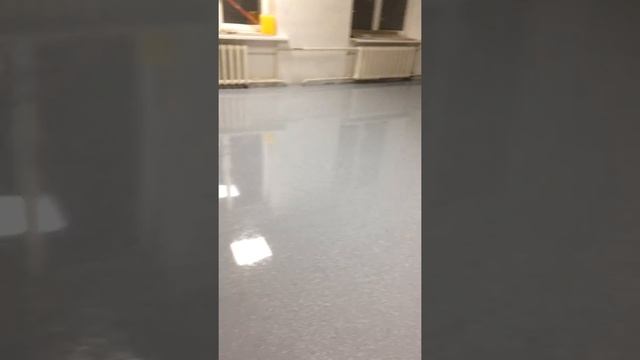 монтаж наливного полимерного пола 3 часть