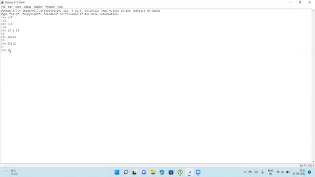 |python tutorial| Day-13.2| "Bitwise Operators| python for brgineers| python class| learn python| смотреть онлайн