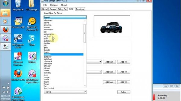 Gran Turismo 5 Garage Editor Tutorial 2.14