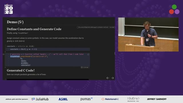 Generating Extended Kalman Filters with Julia | Thatcher Chamberlin | JuliaCon 2023 смотреть онлайн