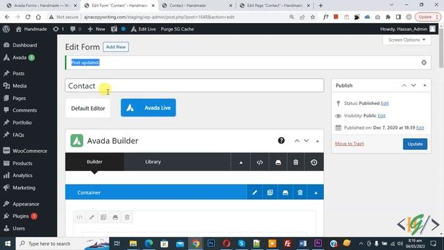 How to Save Form Submission in Database in Avada Forms Builder in WordPress | Form Entries смотреть онлайн