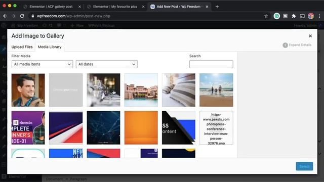 Advanced custom fields pro and Elementor pro - ACF Gallery смотреть онлайн