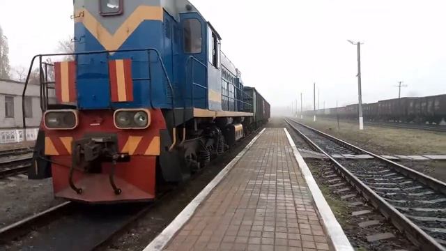 ТЭМ2У-8973 на ст.Постниково смотреть онлайн