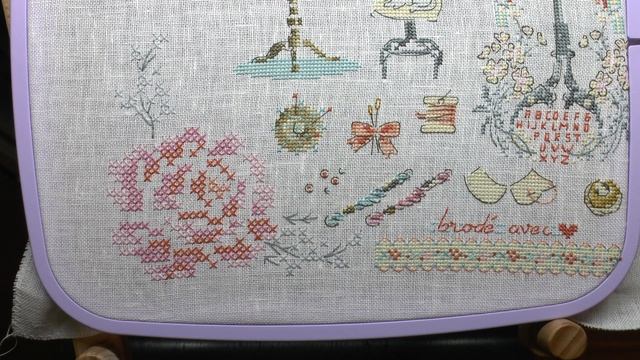 МАРАФОН ФИНИШЕЙ три готовых работы/ Алиса, Veronique Enginger, вышивальный сэмплер