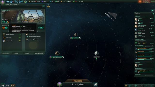 Stellaris Learning Let's Play: Ep 23 (First Sector Setup) смотреть онлайн