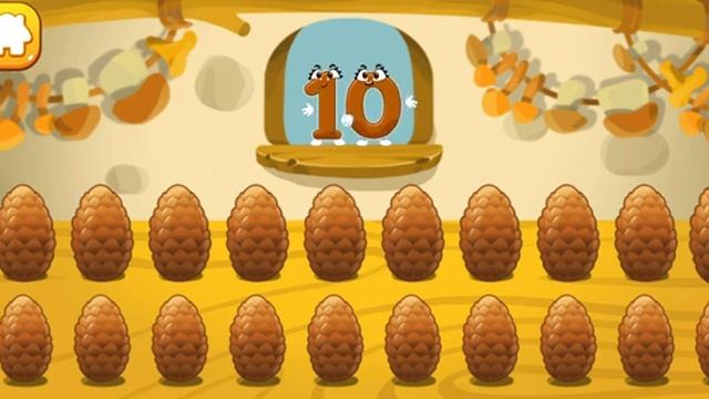 Считаем шишки цифры 123 до 20 смотреть онлайн