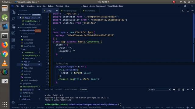 Detect Celebrity names with React (Clarifia API) смотреть онлайн