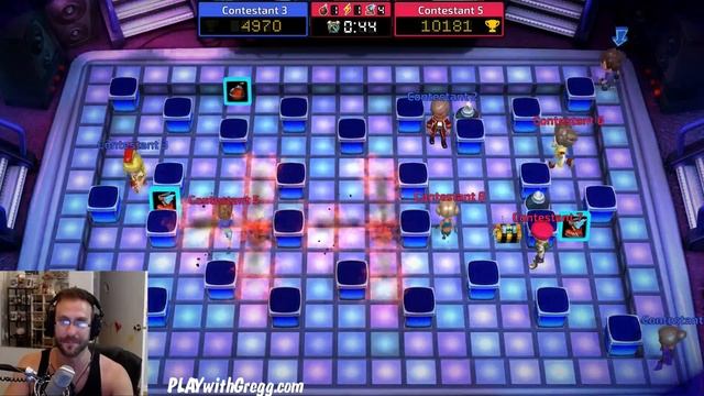 Blast Zone! Tournament Gameplay - PC - STEAM - 1st Play! ONLINE Multiplayer Bomberman Clone! смотреть онлайн