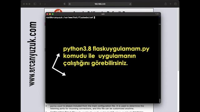 Ubuntu Apache Web Server üzerinde Python Flask Kurulumu ve Çalıştırılması смотреть онлайн