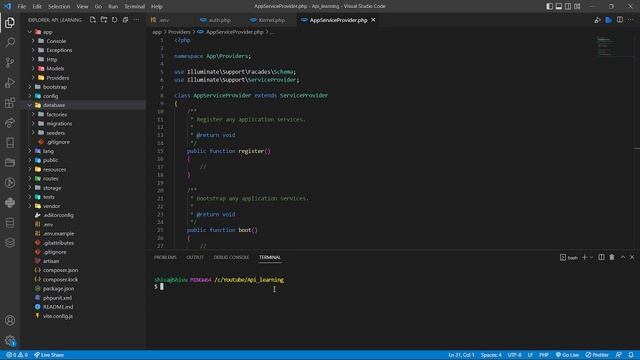 Laravel Api Learning With React js, Vue js And React Native project setup #project #react #vue.js смотреть онлайн