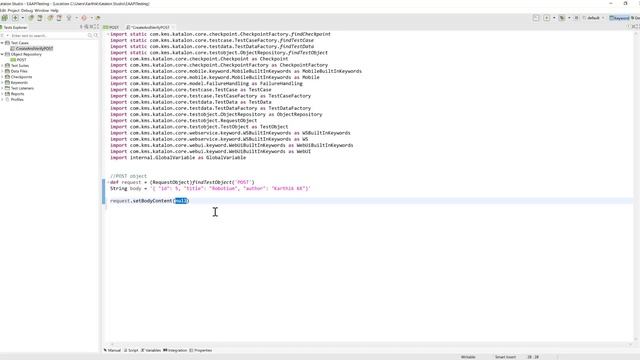 API Testing with Katalon Studio for POST request and verify the response смотреть онлайн