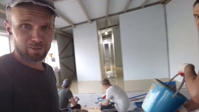 Шлифовка бетона и двухкомпонентное полиуретановое покрытие Полиплан 1001 итог (цвет точно не серый) смотреть онлайн