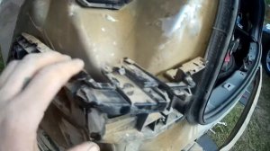 Снятие заднего бампера тигуан 2