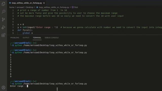 New way to looping on Python #python #code смотреть онлайн