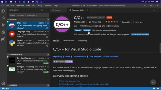 PROGRAMMARE in C e C++ con VISUAL STUDIO CODE смотреть онлайн