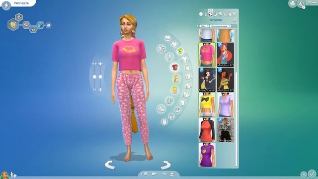 Sims 4 CAS | Cоздание персонажа | Рапунцель принцесса Дисней смотреть онлайн